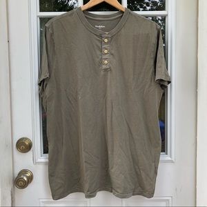 Goodfelllow & Co. Shirts - Olive Green Goodfellow Short Sleeve Henley Tee Goodfelllow & Co. Shirts - Olive Green Goodfellow Short Sleeve Henley Tee